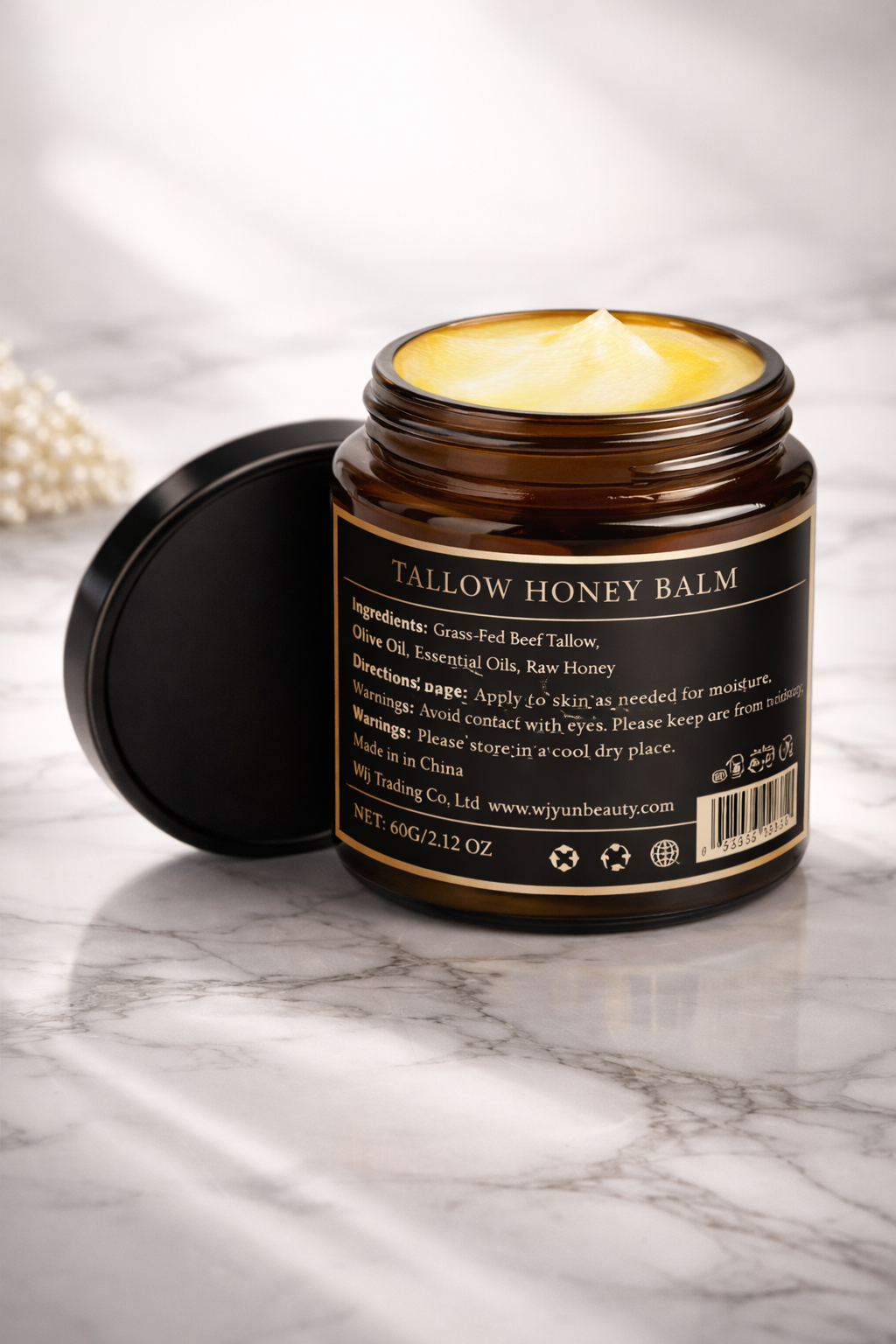 Honey Tallow Glow Balm, Deep Nourishment for Radiant Skin